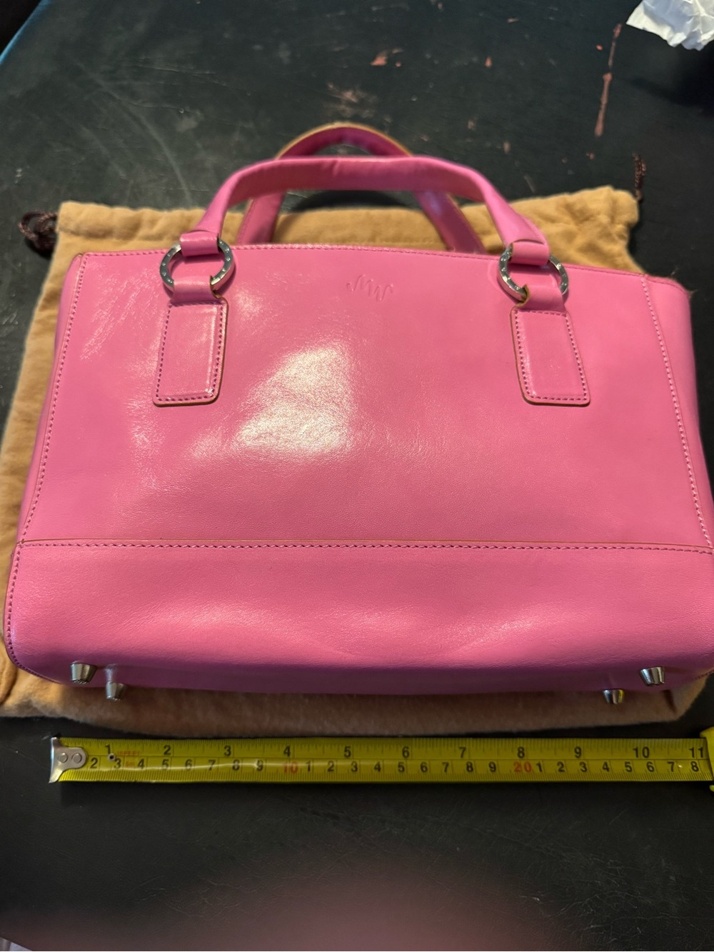 Elegant Pink top -Handle Mini Bag
